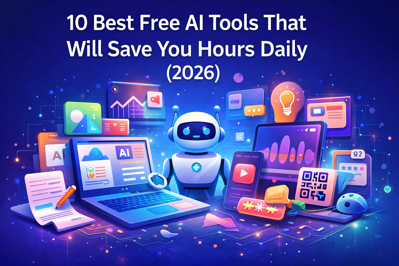 10 AI Tools That Save Time for Bloggers